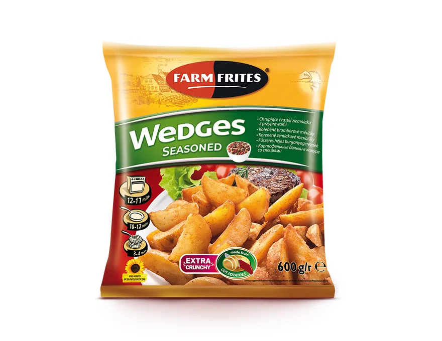 Πατάτες Wedges Seasoned Πατάτες Wedges Seasoned